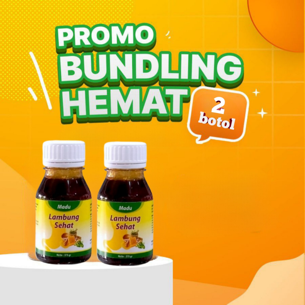 

promo paket 2 botol Madu Herbal Lambung Sehat 370gr Solusi Untuk Mengatasi Asam Lambung Magg Gerd Akut Kronis Radang Pada Lambung 100% original