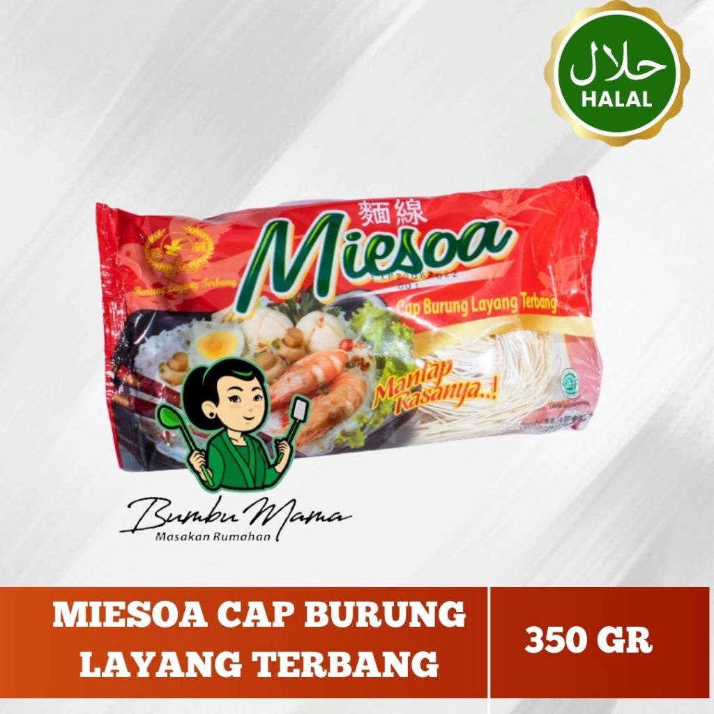 

Bihun Instan / Bihun / Miesoa Kemasan Besar Cap Burung Layang Terbang 350gr