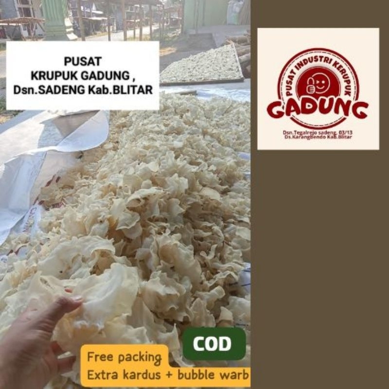 

kerupuk gadung khas blitar kemasan 1kg