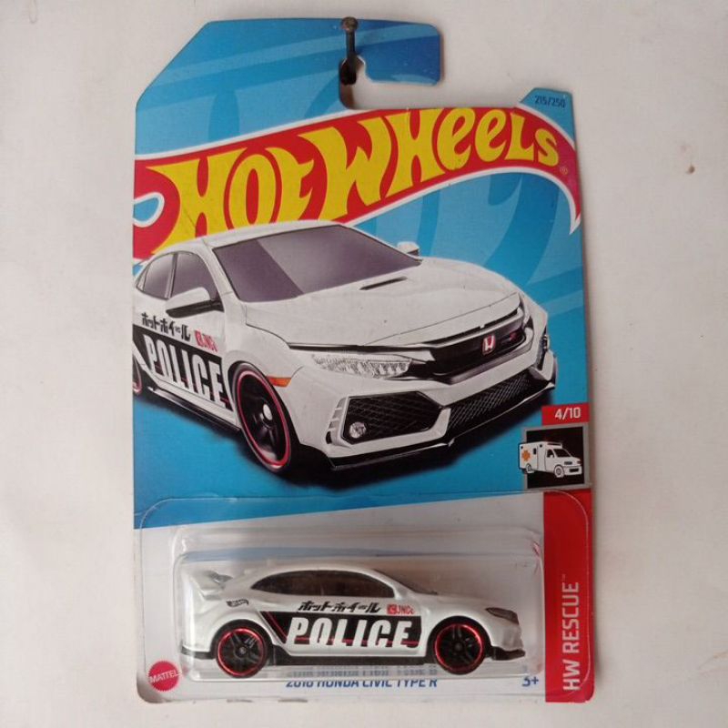 Hot Wheels Civic Type R Police