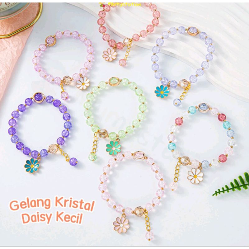 GELANG KRISTAL MANIK MANIK KOREA MURAH