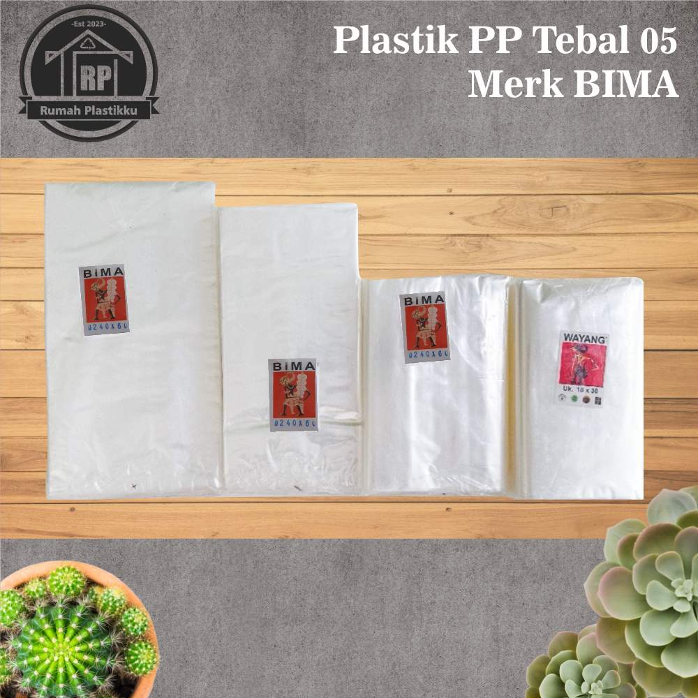 [Tebal 05] Kantong Plastik PP BIMA / Tebal 05