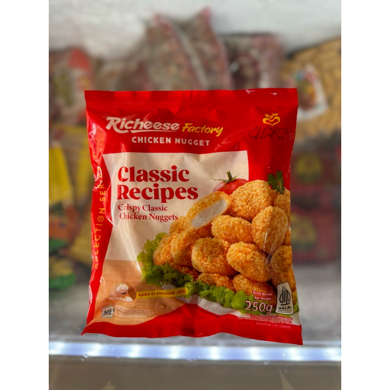 Richeese Nugget Classic 250gr Naget ayam Klasik Richeese Factory