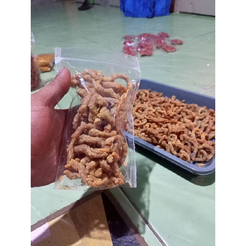 

keripik usus ayam kripsi gurih asin 200gram