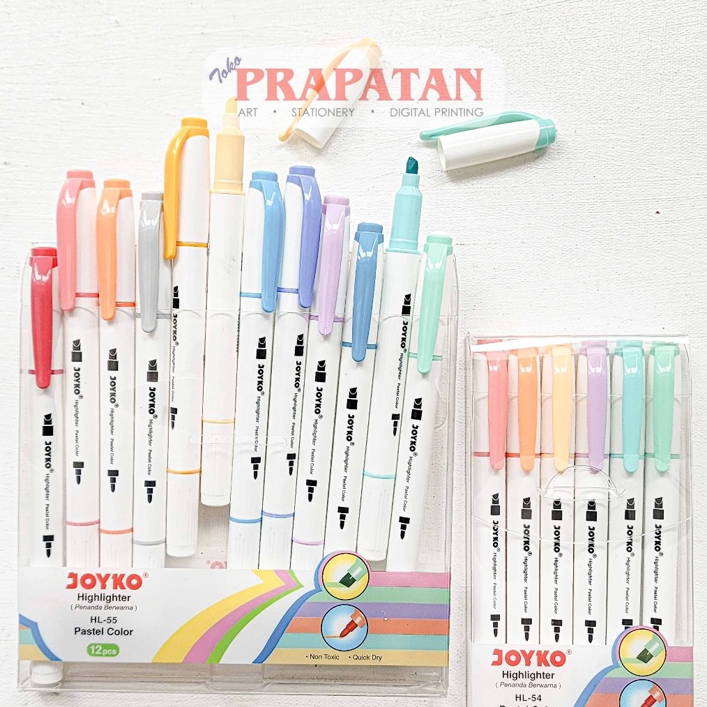 

KODE U67X Joyko HL5455 Highlighter Pastel Set Penanda Warna