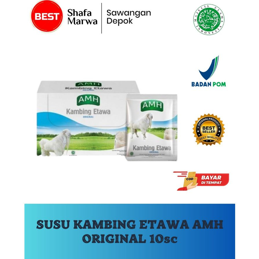 

Susu Kambing Etawa AMH Harga / Box Isi 10 Sachet / AMH Kambing Etawa / Susu Etawa Jahe Original AMH