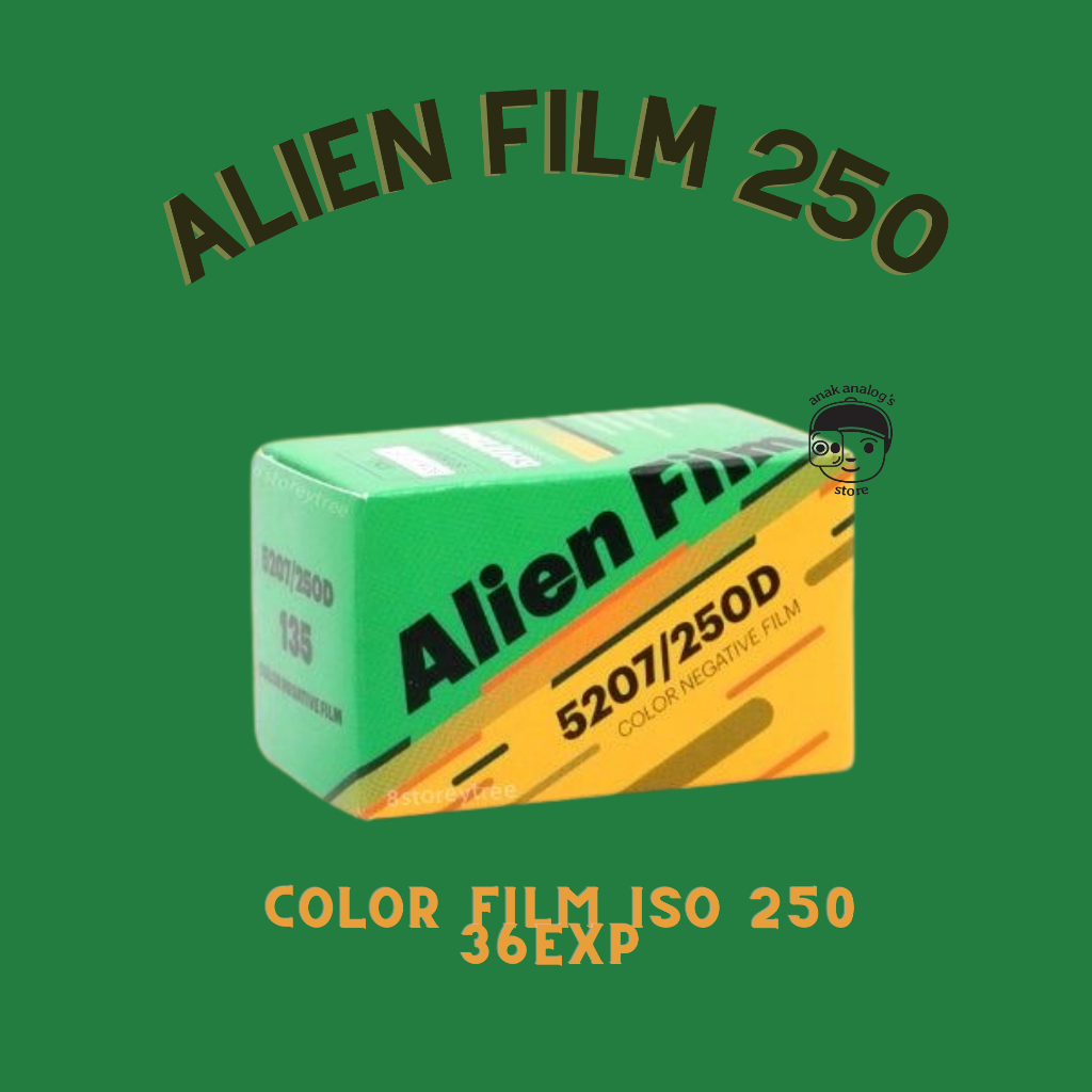 Alien Film 250D Roll Film 35mm ISO 250 36exp Color Film