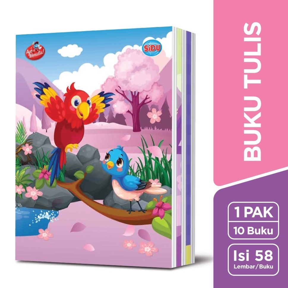 

KODE P89L BUKU TULIS 38 SIDU PACK ISI 1 BUKU TULIS SINAR DUNIA ALAT TULIS SEKOLAH KUALITAS TEBAL HALUS