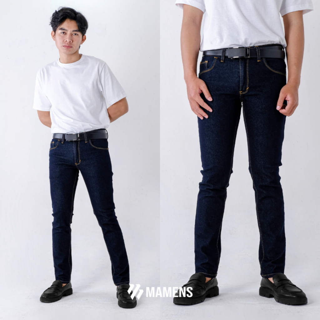 Mamens Celana Jeans Denim Rocky Navy