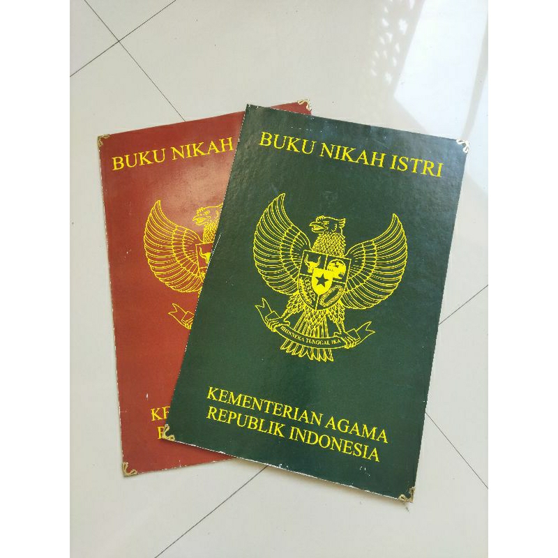 Replika Buku Nikah Besar Properti Photo Nikah