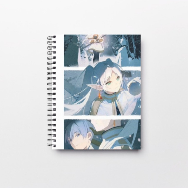 

Frieren Notebook Spiral A4 Ilustrasi Anime (Frieren: Beyond Journey's End)