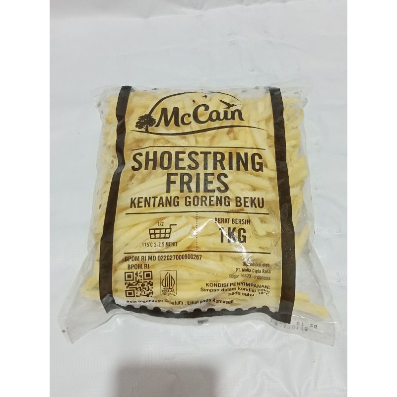 

MC cain shoestring fries/kentang goreng beku 1kg