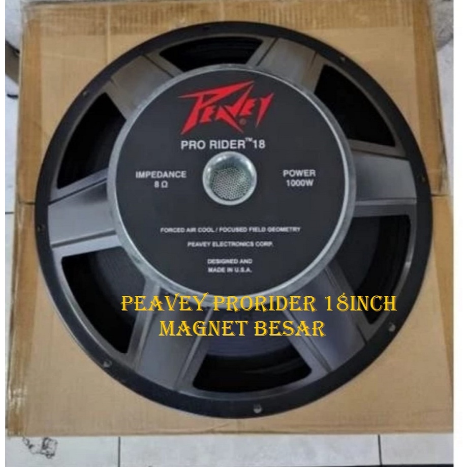Speaker komponen peavey pro rider 18inch 1000WATT