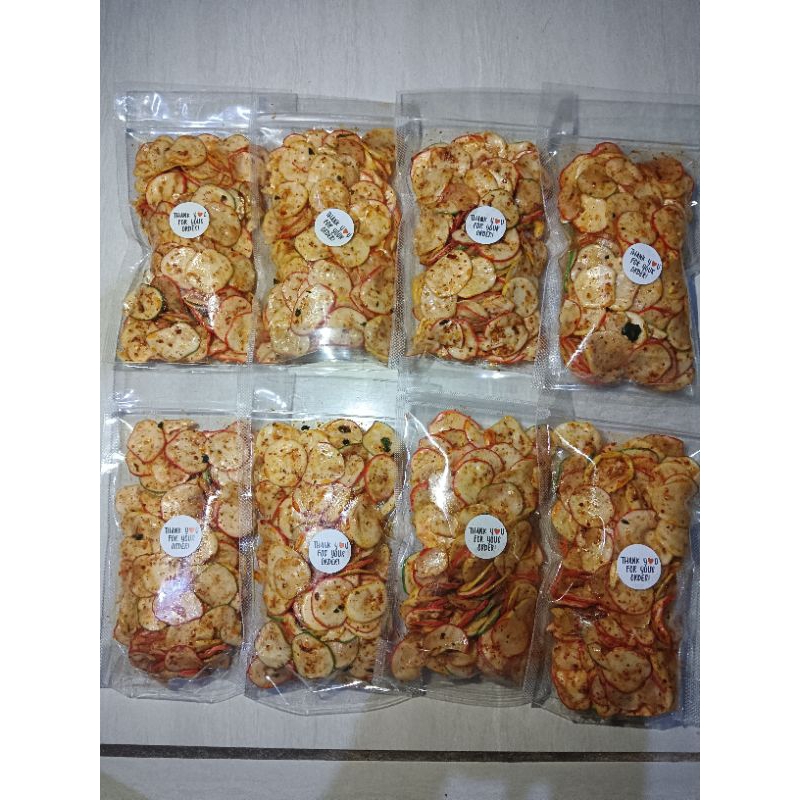 

KERUPUK SEBLAK PEDAS DAUN JERUK 100 GRAM