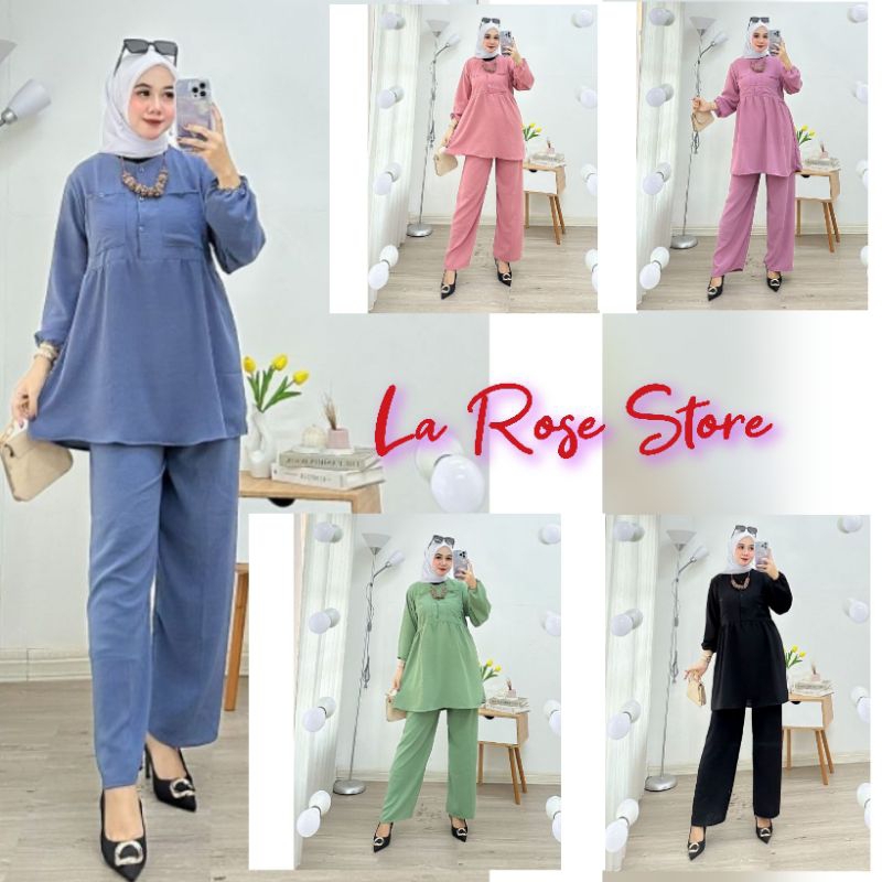 ONE SET CRINCLE PREMIUM || SETELAN CRINCLE PREMIUM || ONE SET VIRAL || SETELAN WANITA || ONE SET KEK