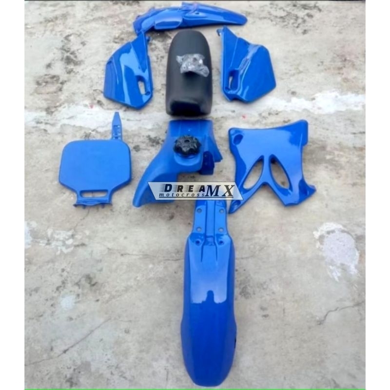 Body full set yz 85 lama Body trail custom yz 85 old lengkap jok dan tangki yz85
