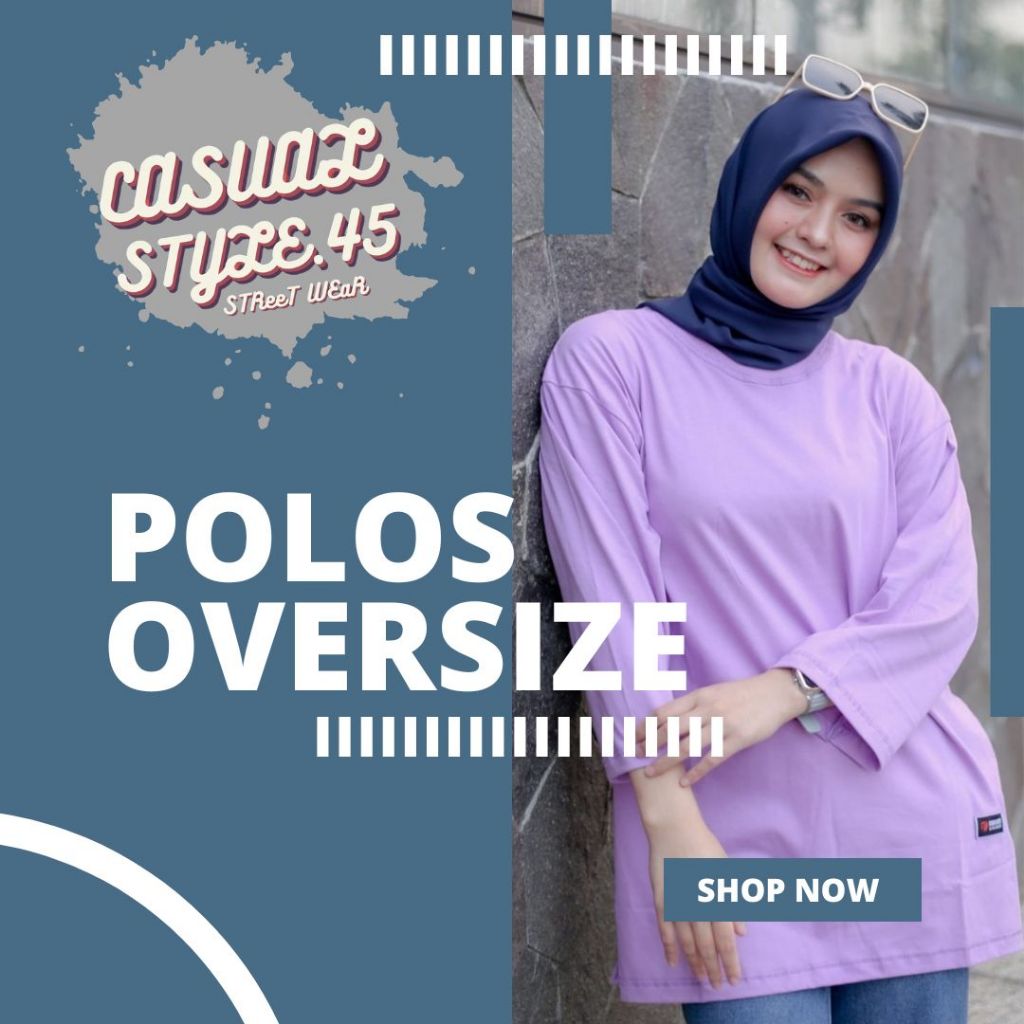 BAJU WANITA POLOS TANGAN PANJANG JUMBO KAOS CEWEK HIJABERS UKURAN M L XL XXL 2XL TSHIRT OVERSIZE KEK