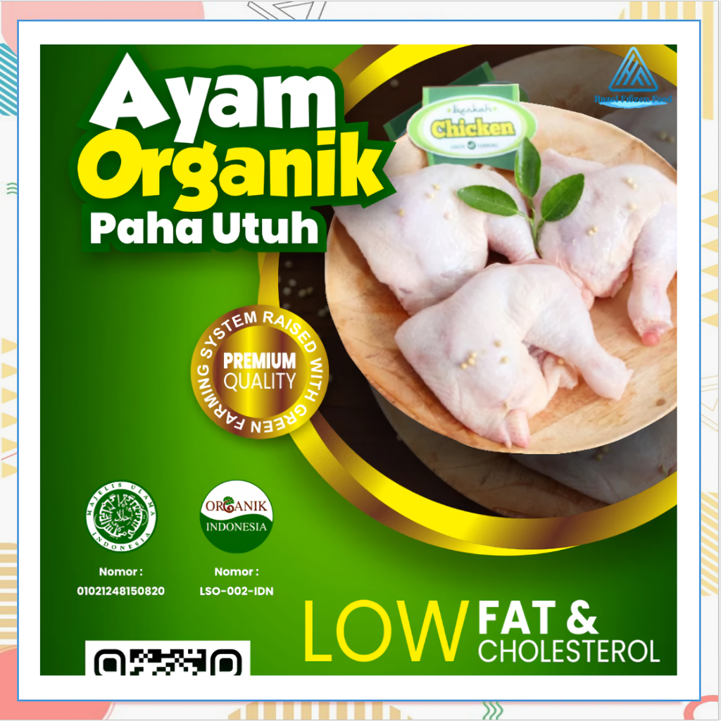 

Paha Utuh Ayam Organik Berkah Chicken 500 g Karawang