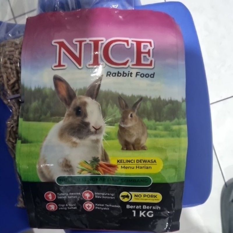 Pakan Kelinci Nice 1 Kg