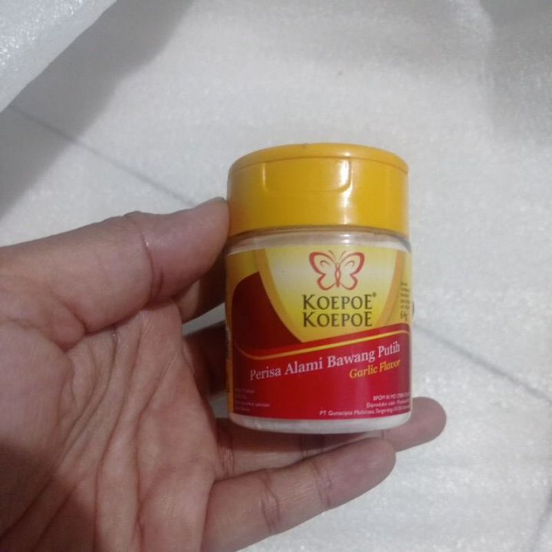 

koepo koepoe perisa alami bawang putih 64g exp 2026