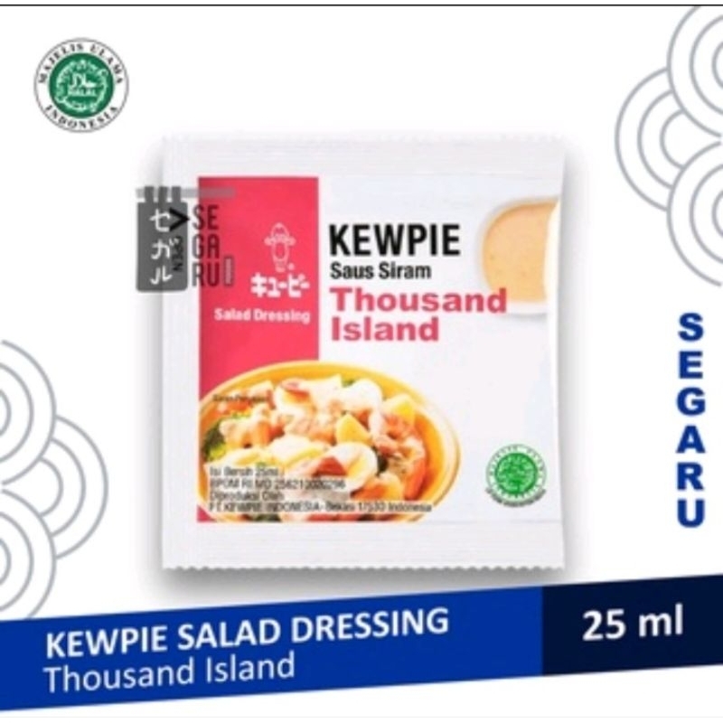 

KEWPIE Salad Dressing sachet 25ml Thousand Island