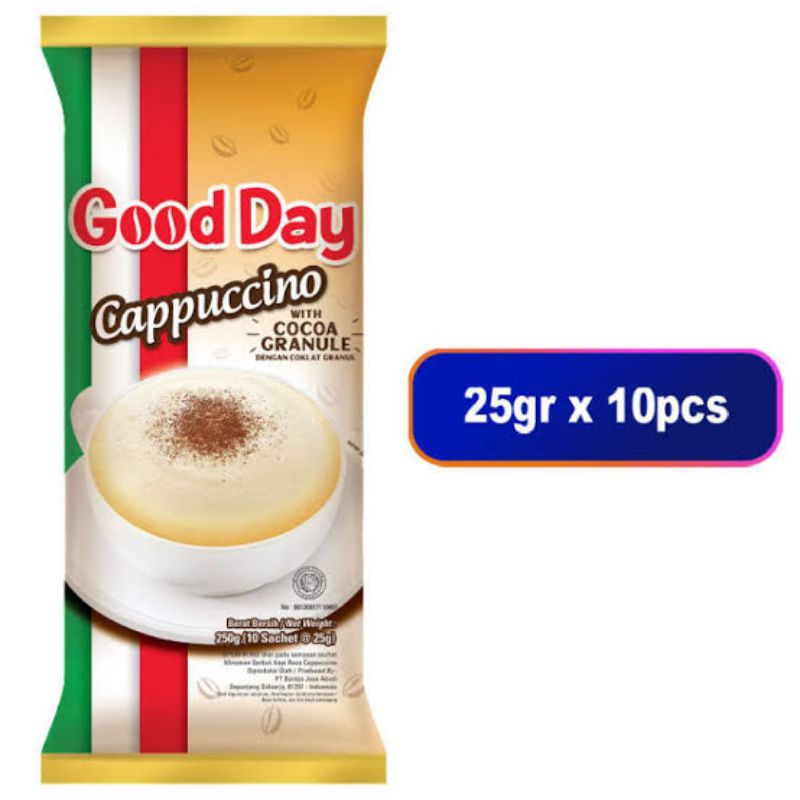 

GOOD DAY CAPPUCINO 10x25 gr