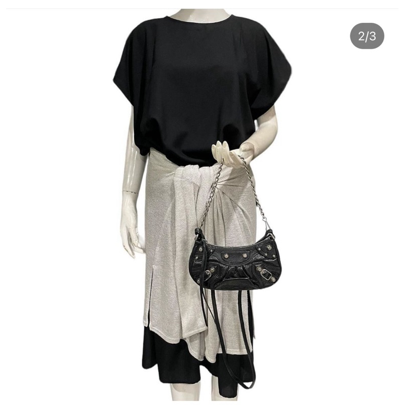 Balenciaga Le Cagole Mini Black, with Chain, carecard & dustbag