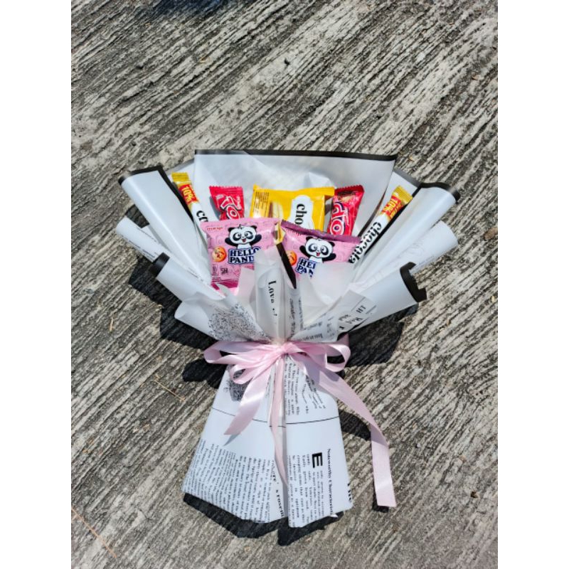 

Hadiah Buket Snack, Jajan, Kado ulang tahun