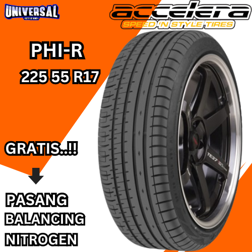 BAN MOBIL TUBLES ACCELERA PHI-R 225 55 R17