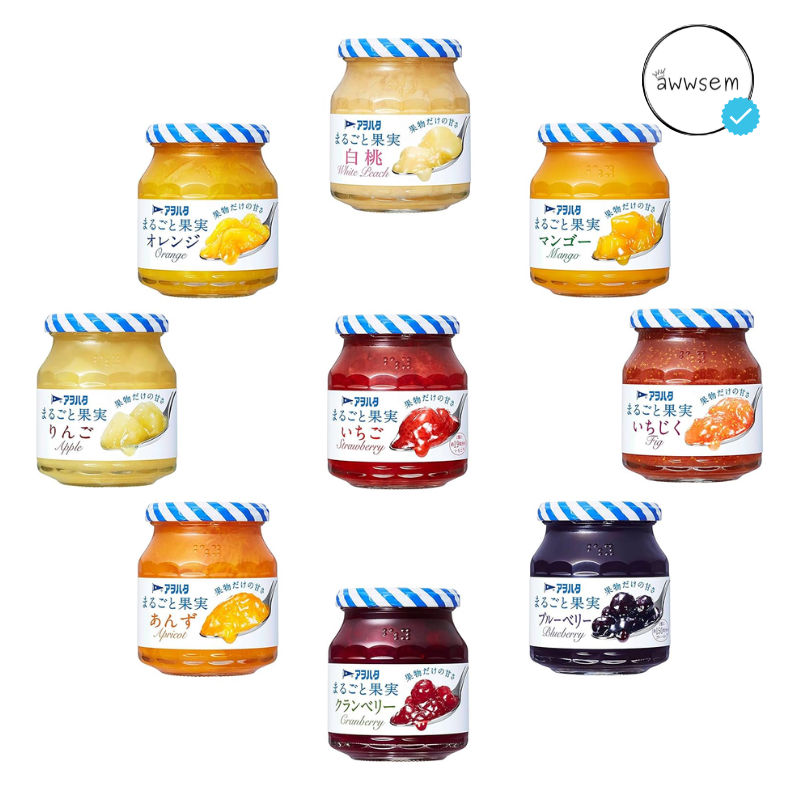 

Aohata Whole Fruit Sugar Free Jam Original Japan