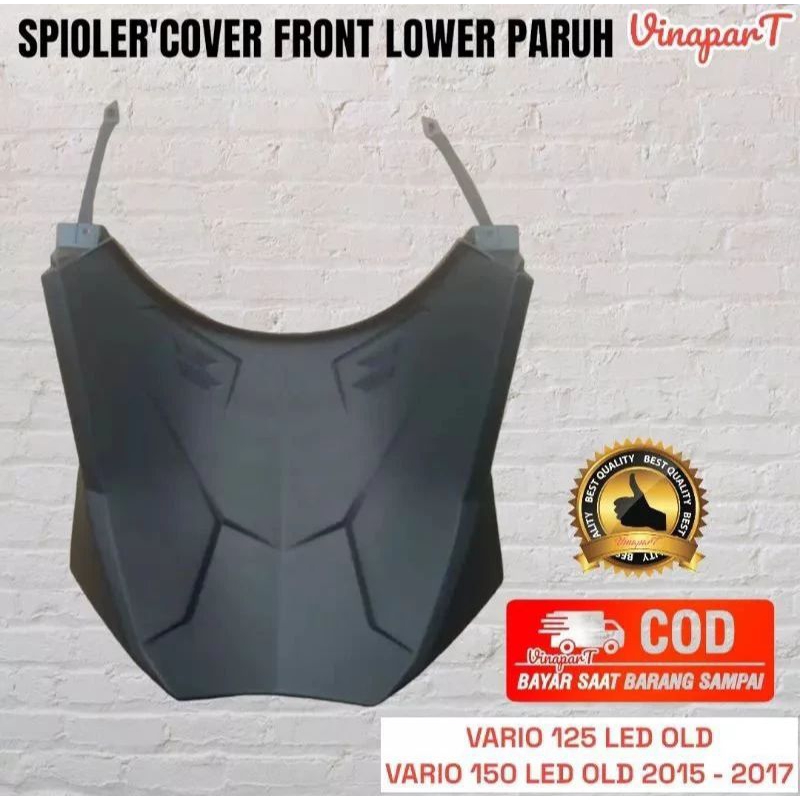 cover front lower dek paruh lumpur vario 125 150 led old k59 merk win