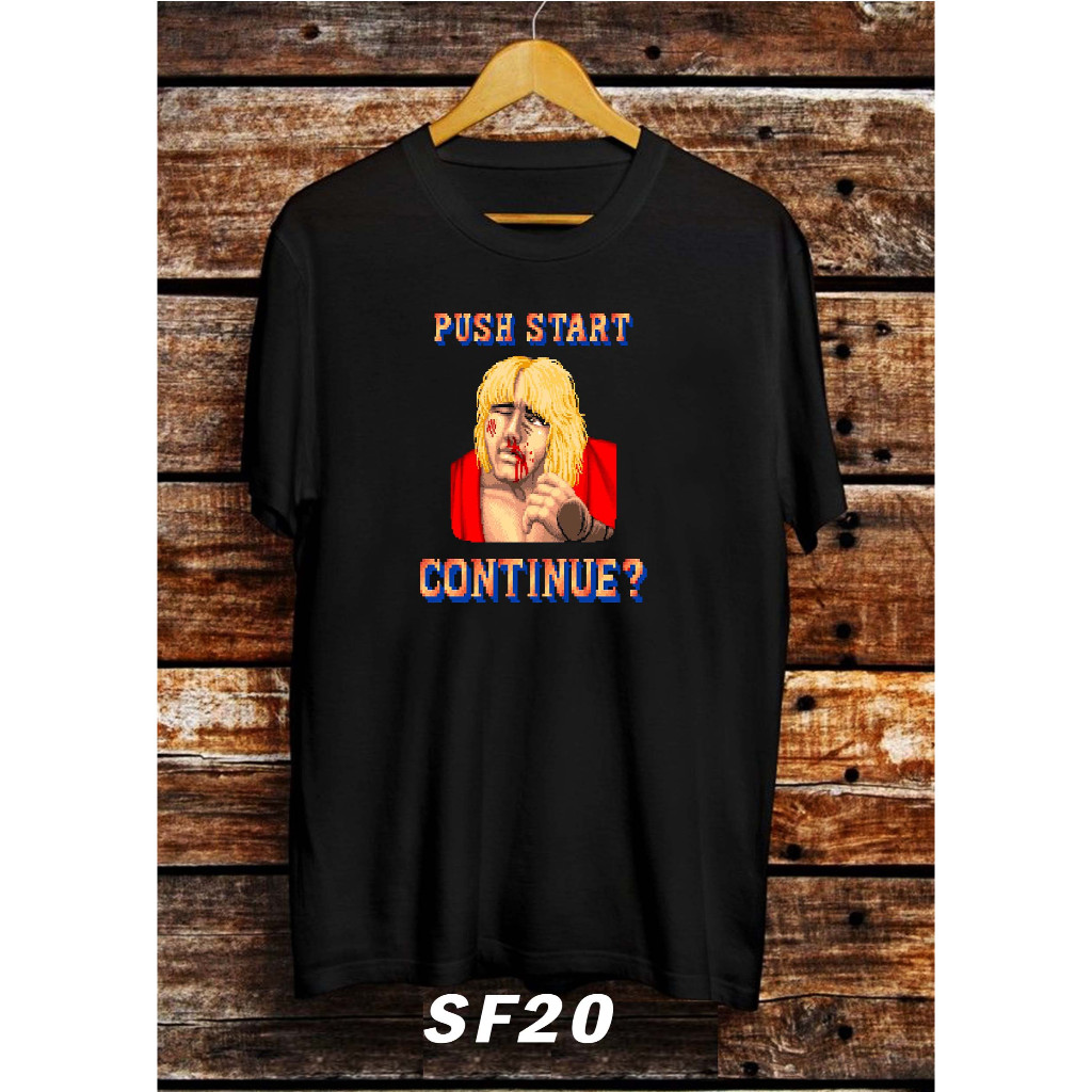 KAOS DISTRO STREET FIGHTER CONTINUE GAME VINTAGE