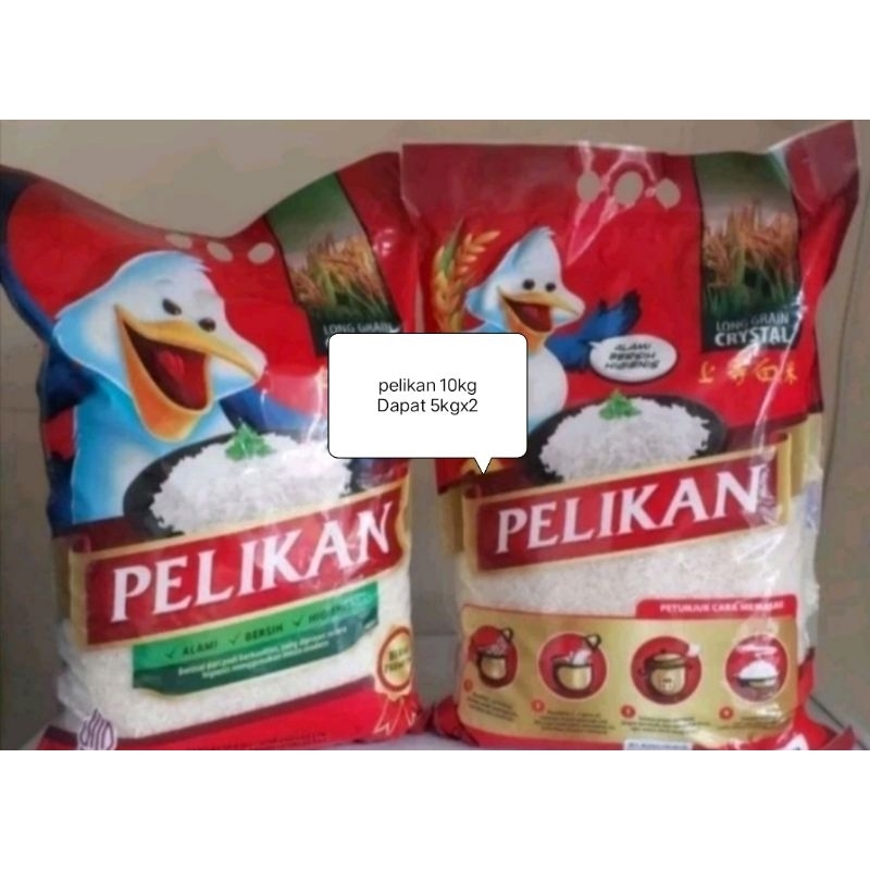 BERAS PELIKAN 10KG (5KGX2)