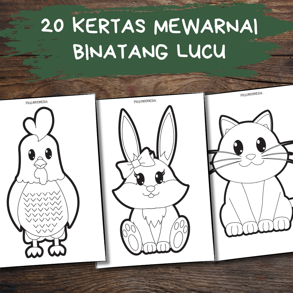 

KERTAS MEWARNAI TEMA BINATANG LUCU