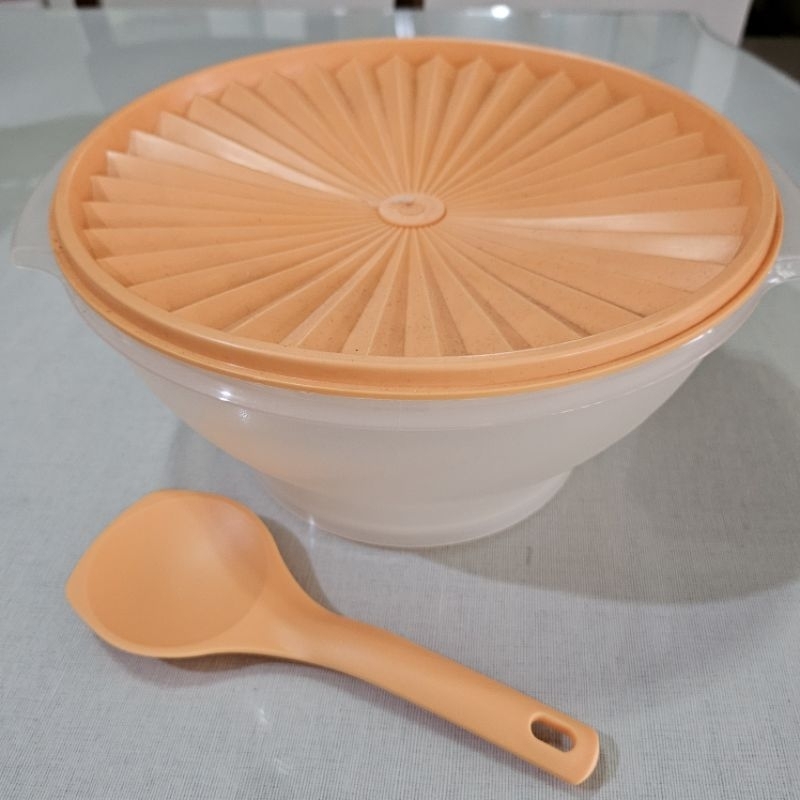 PRELOVED TUPPERWARE LARGE RICE BOWL WITH SPOON