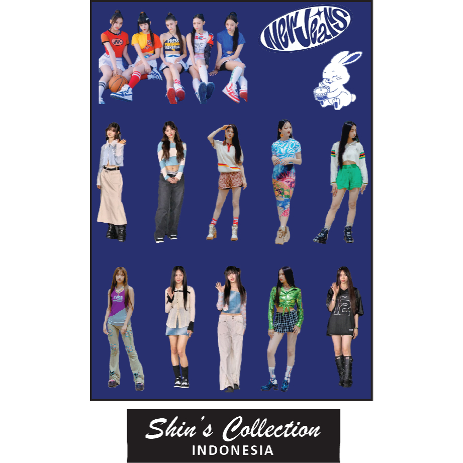 

Sticker stiker Newjeans kpop 1 pc