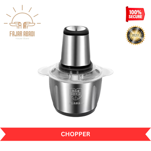 Chopper/Gilingan Daging Serbaguna/Penggiling Daging Stainless Elektrik