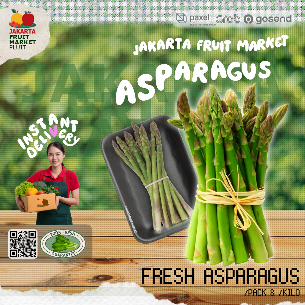 

FRESH ASPARAGUS Sayur Segar ALL BRAND / Fresharvest / Simply / Bali