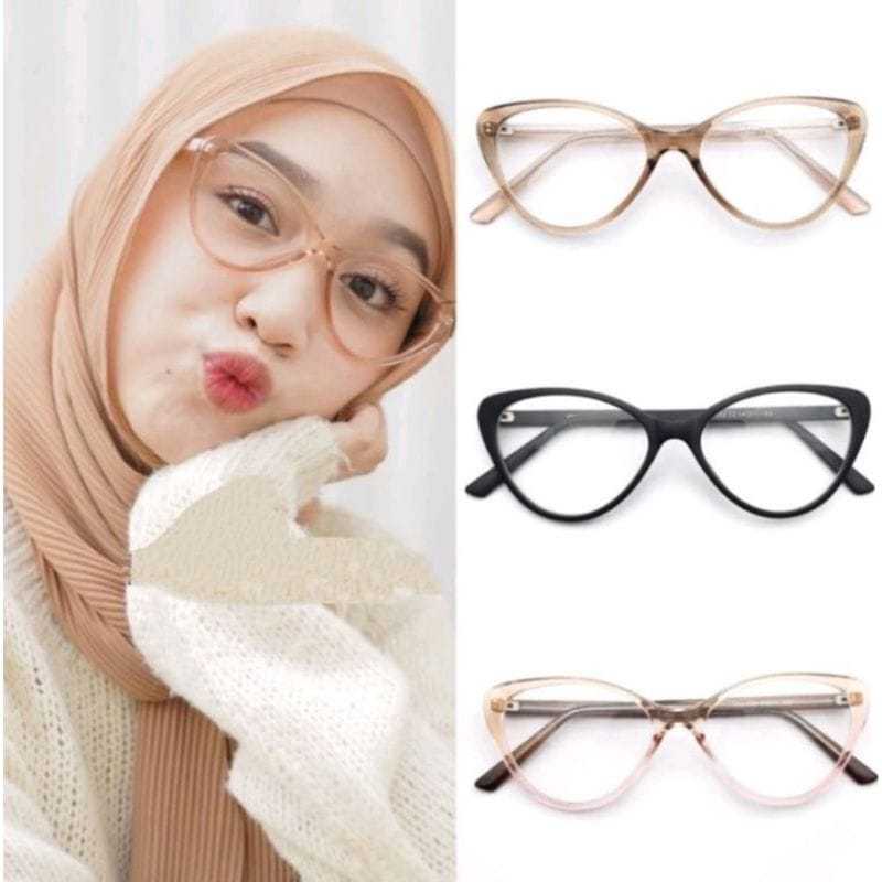 KACAMATA KATE SPADE CAT EYE BISA GANTI LENSA ANTI RADIASI BLUERAY PHOTOCROMIC