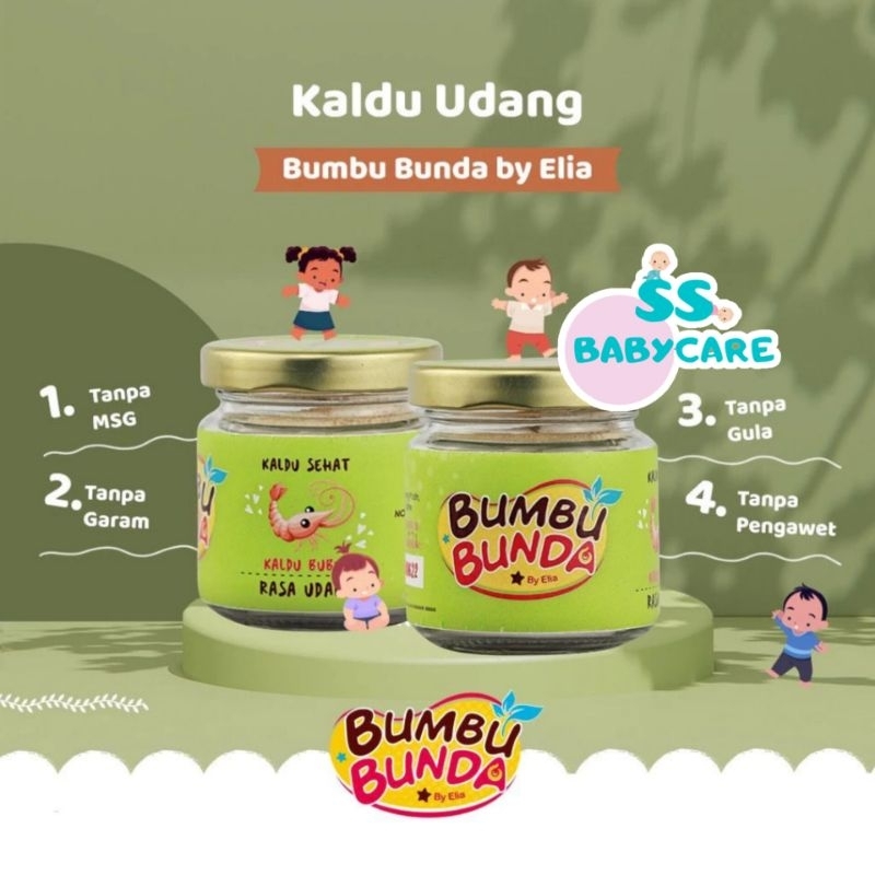 

Bumbu Bunda Elia Kaldu Udang Non MSG - Kaldu Bubuk MPASI