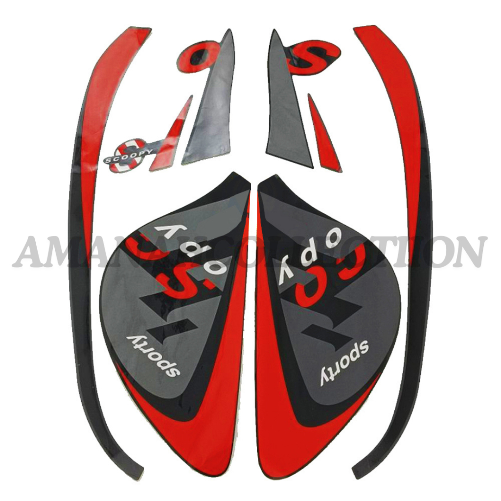Stiker Striping SCOOPY SPORTY 2021 Striping Standar SCOOPY SPORTY 2021 TERMURAH DAN TERLARIS