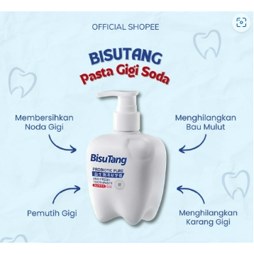 Bisutang Pasta Gigi Pemutih Gigi 260 Gram - Bisutang Odol Gigi Pembersih Noda Karang gigi 260 gram
