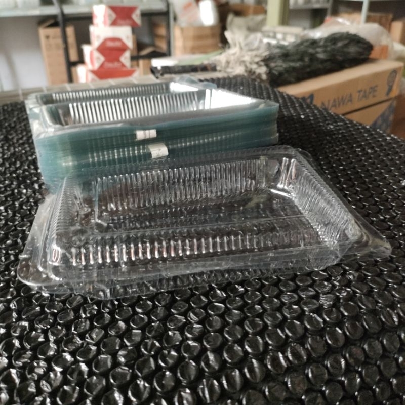 mika plastik 100pcs mika 3A makanan risol nasi kuning kue bolu roti box mika