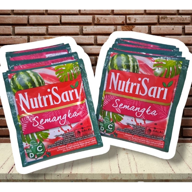 

Nutrisari Rasa Semangka 1 Renceng isi 10 pcs