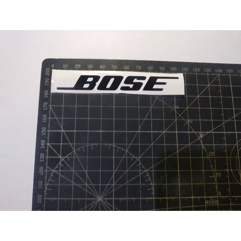 

cutting stiker bose
