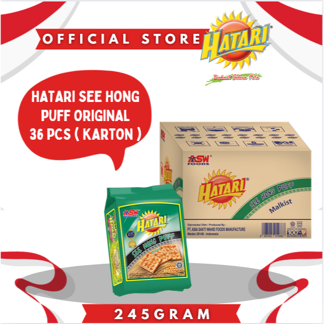 

Hatari See Hong Puff Original 245 gr ( 36 Pcs ) - Karton
