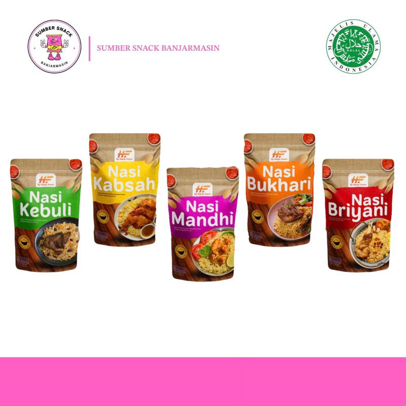 

Nasi Arab Instan by Halal feast (200g) (5 Varian)