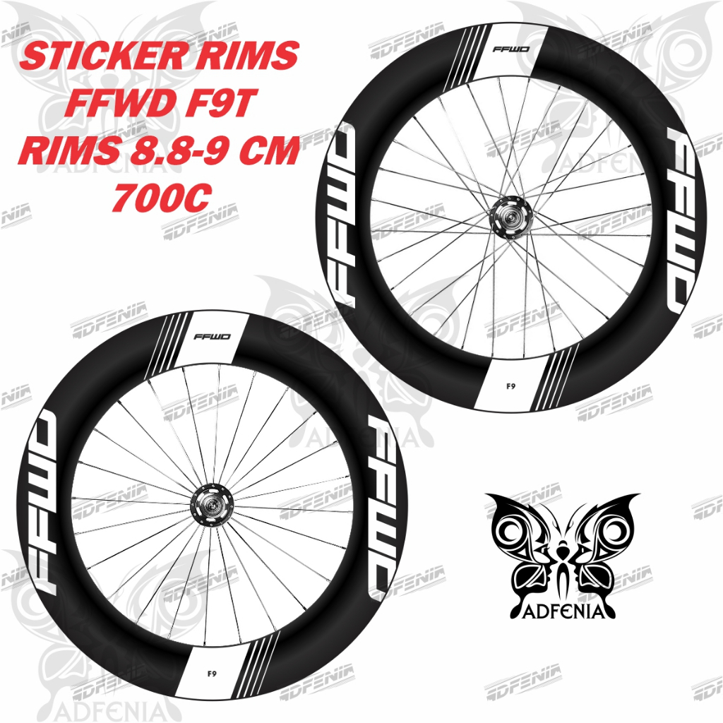 Stiker Decal Rims FFWD Fast Forward F9T 700c
