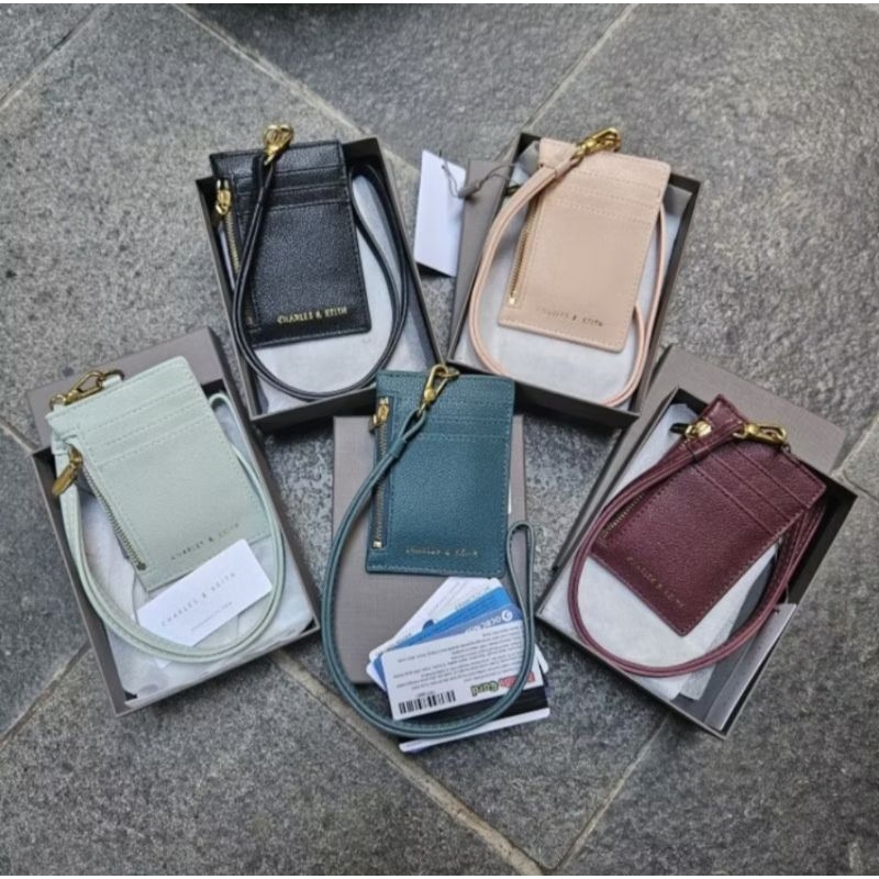 

lanyard card holder gantung leher wanita office wadah kartu pengenal tour leader card holder wrislet pouch