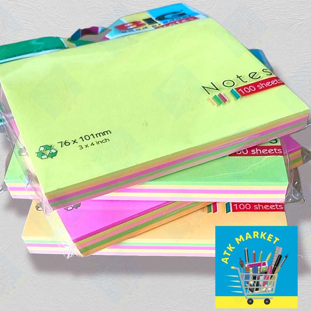 

Sticky Note / Memo Pad / Memo Tempel / Pembatas Penanda Buku BIG 76x101 #655